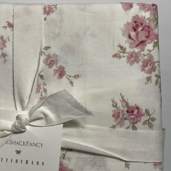 LoveShackFancy Pottery Barn Antique Floral Printed Queen Sheet Set - Picture 9 of 9